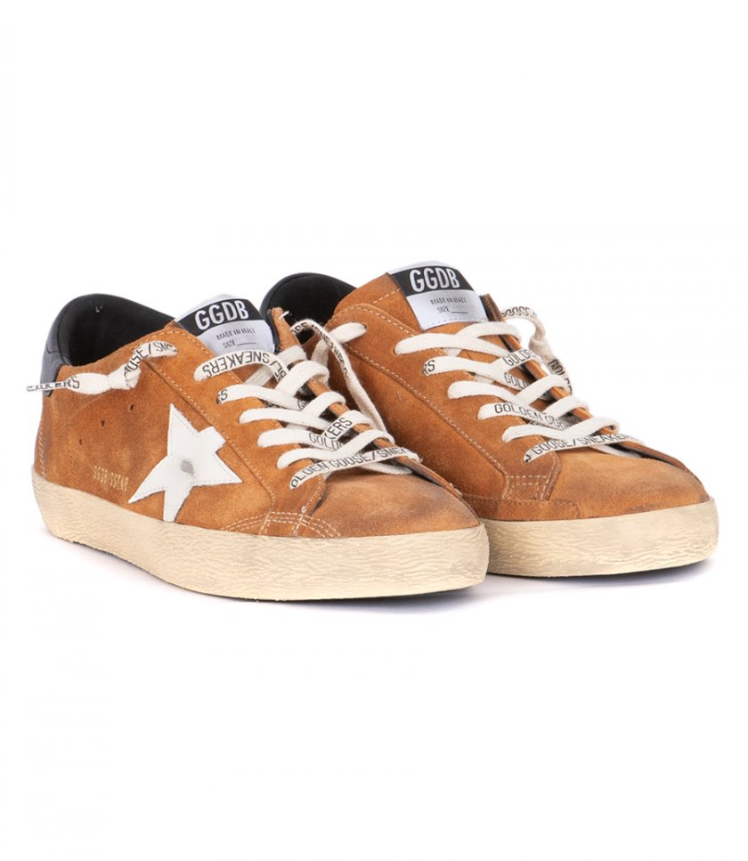 WHITE LEATHER STAR SUPER-STAR