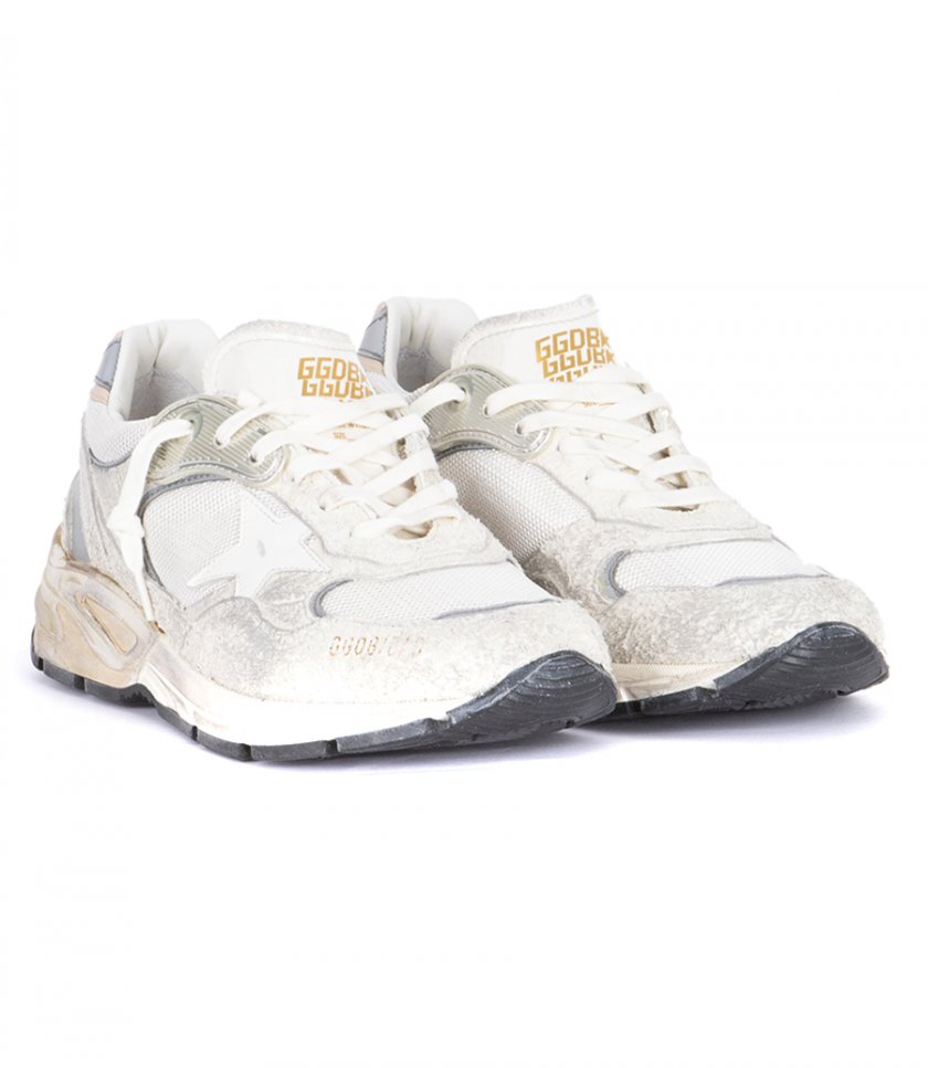 WHITE LEATHER STAR RUNNING DAD