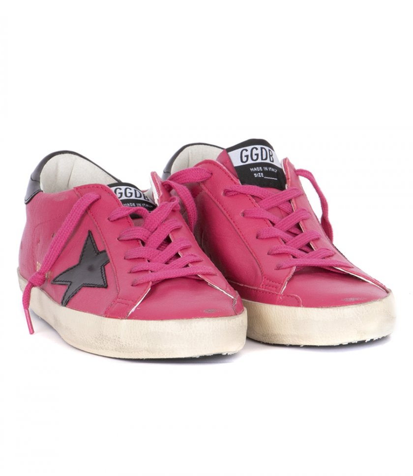 BLACK LEATHER STAR SUPER-STAR