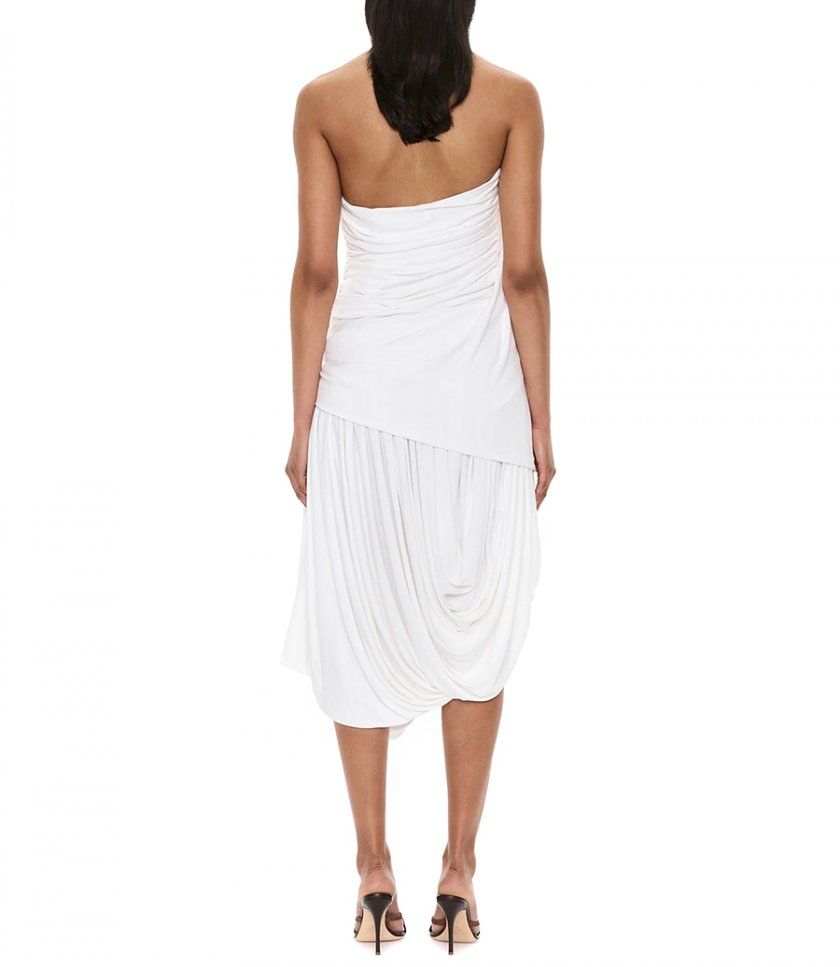 CHIME NECKLACE DRAPE DRESS