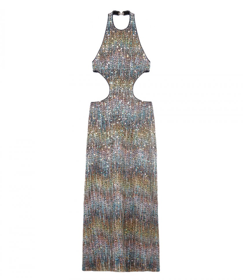 MISSONI - SLEEVELESS LONG DRESS WITH SEQUINS