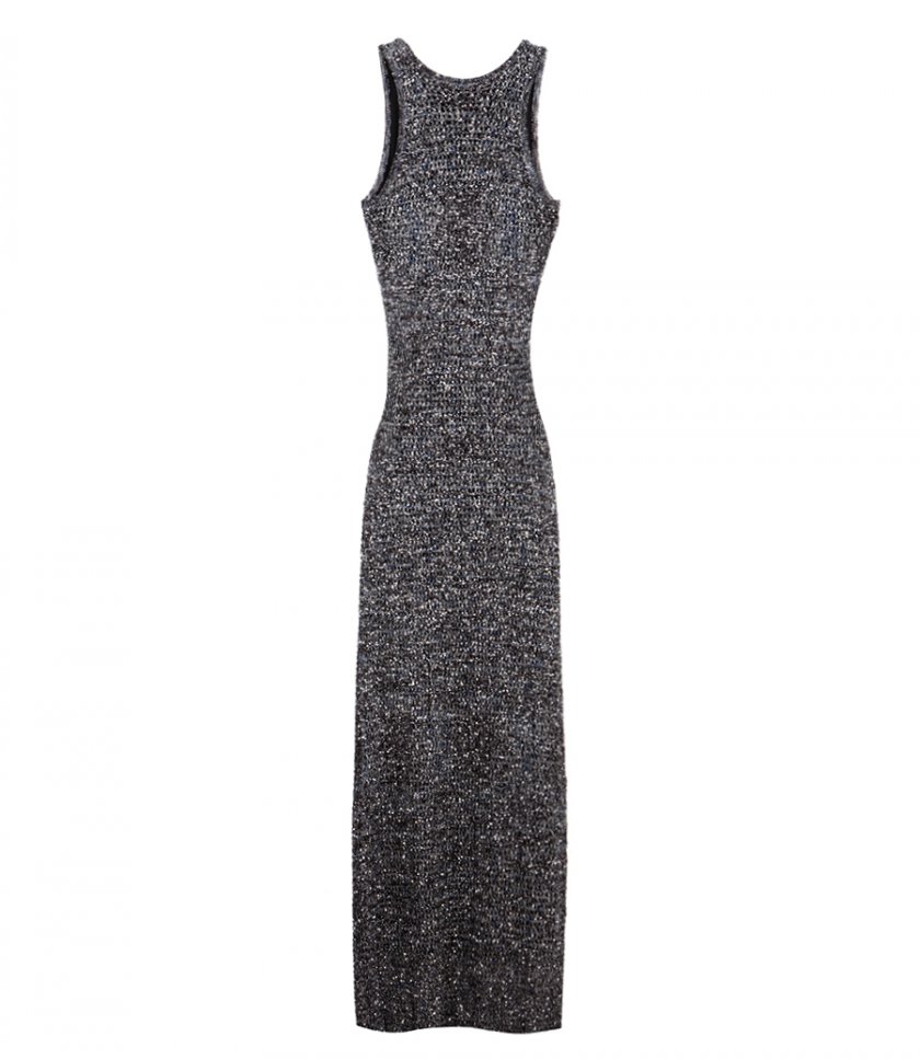 JUST IN - SLEEVELESS LONG DRESS WITH SEQUINS
