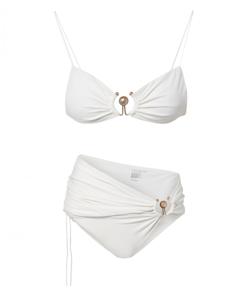 BEACHWEAR - RUCHED ORBIT MINISCULE BIKINI