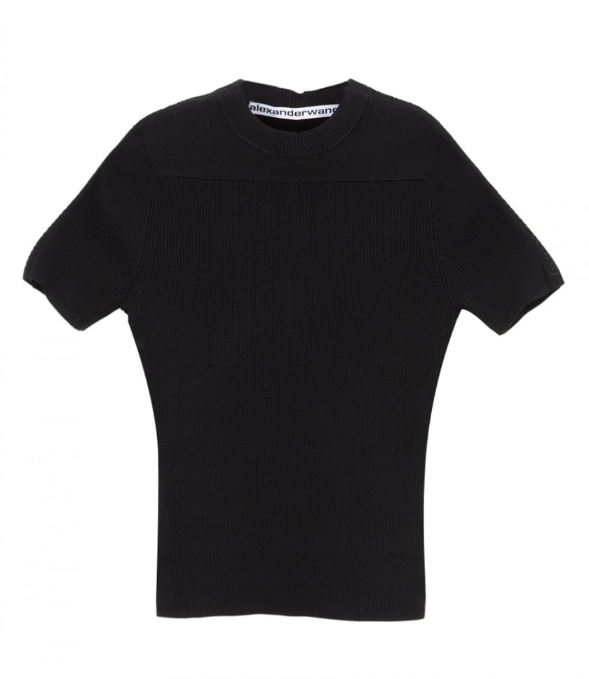 JUST IN - DEBOSSES LOGO FITTED TEE