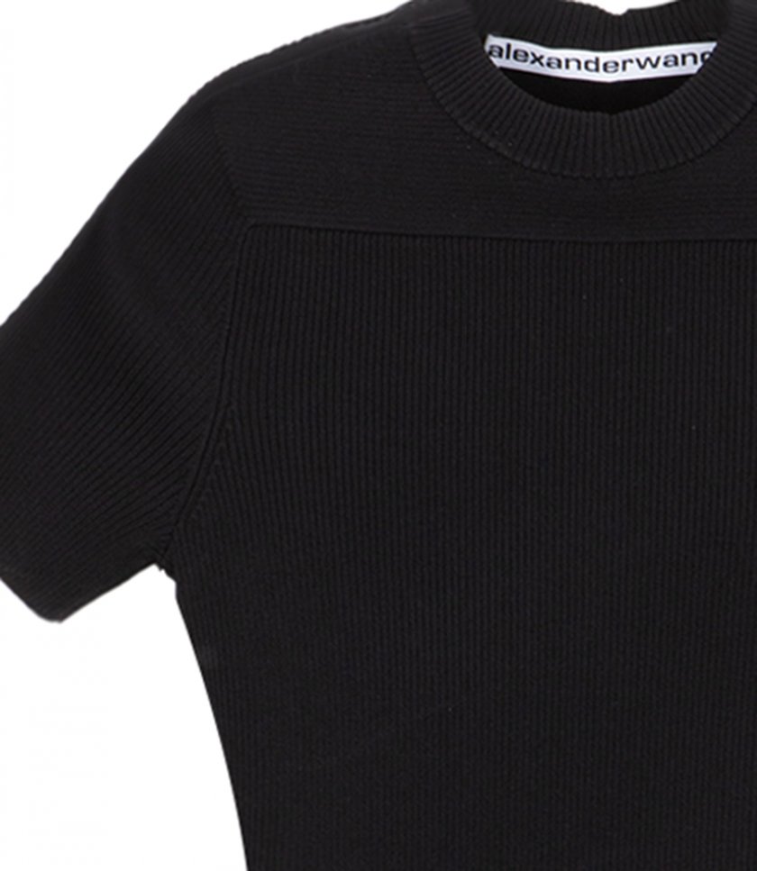 DEBOSSES LOGO FITTED TEE