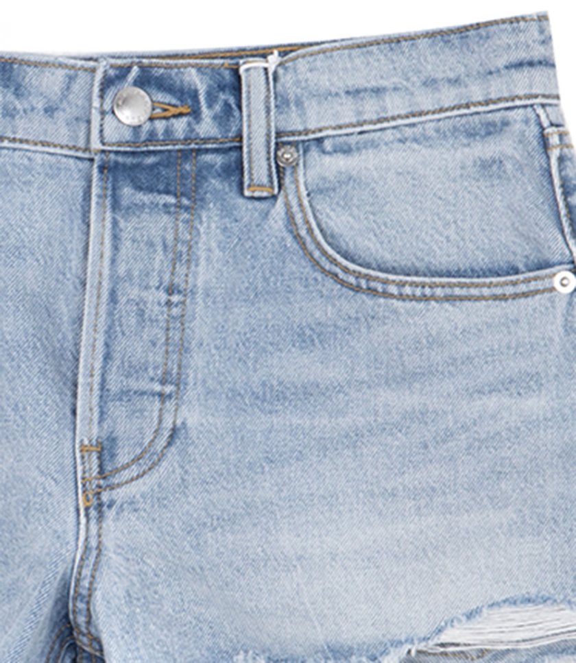 CRYSTAL HOTFIX RELAXED SHORT