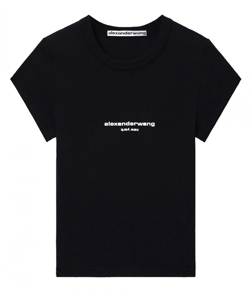JUST IN - LOGO PRINT FITTED TEE