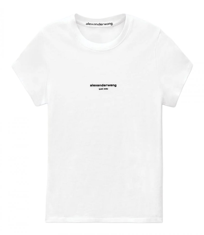 JUST IN - LOGO PRINT FITTED TEE
