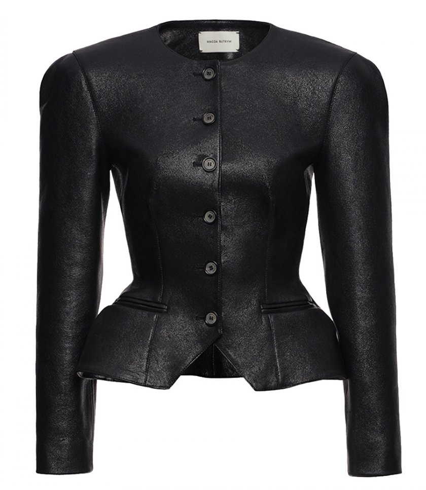 JACKETS - FITTED PEPLUM JACKET