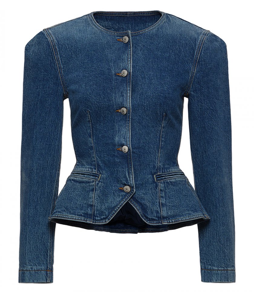JACKETS - FITTED PEPLUM JACKET