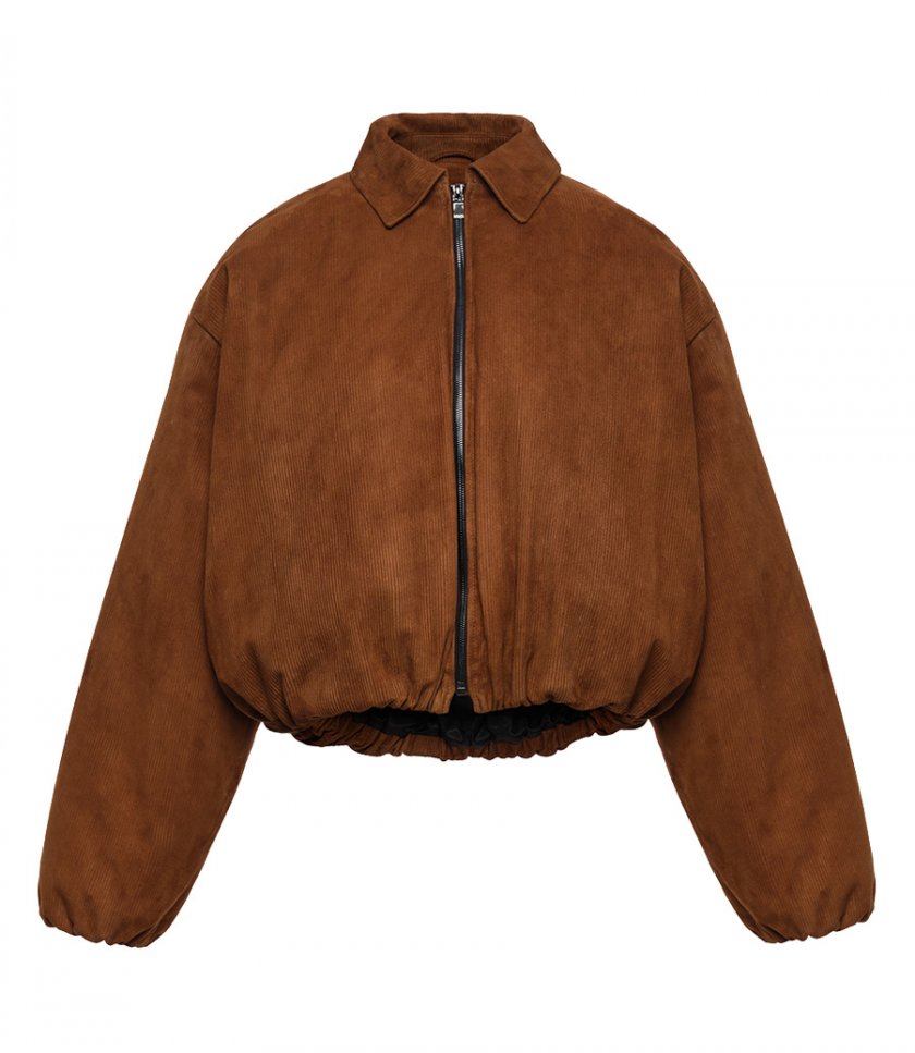 JACKETS - CORDUROY EFFECT BOMBER JACKET