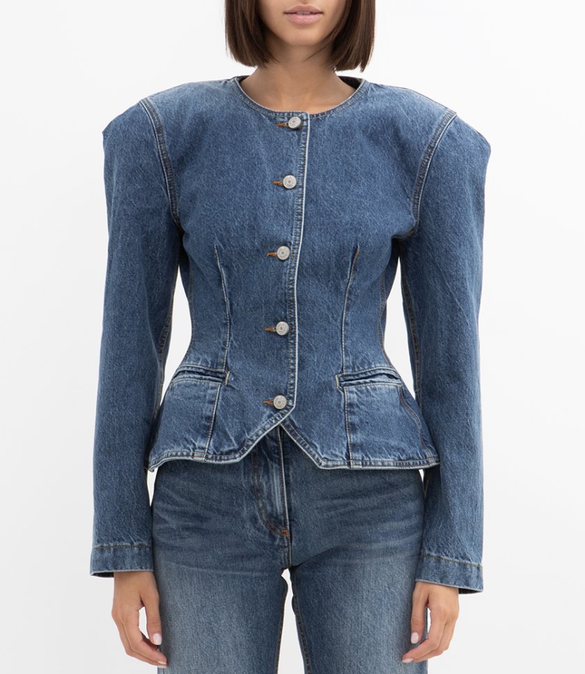 FITTED PEPLUM JACKET