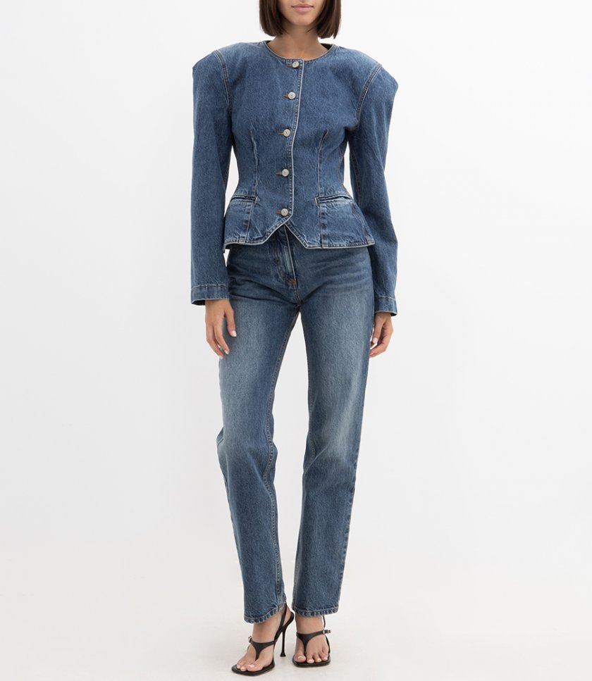 STRAIGHT LEG JEANS
