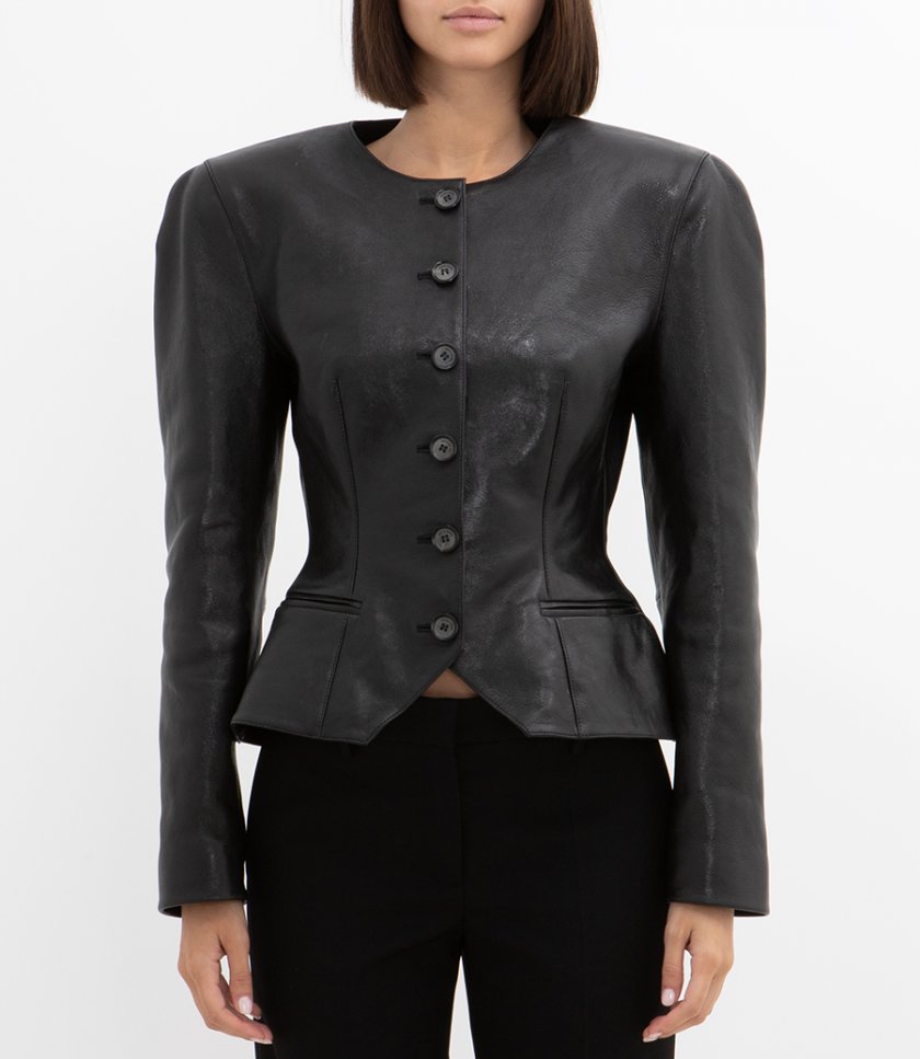 FITTED PEPLUM JACKET