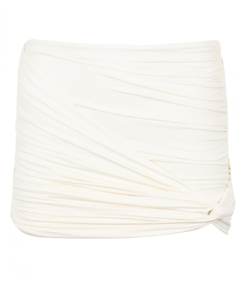 JUST IN - DRAPED MINI SWIM SKIRT