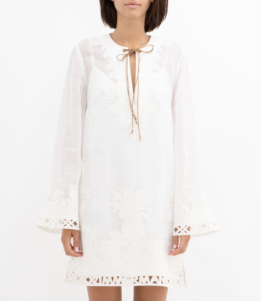 INDRA EMBROIDERED TUNIC DRESS