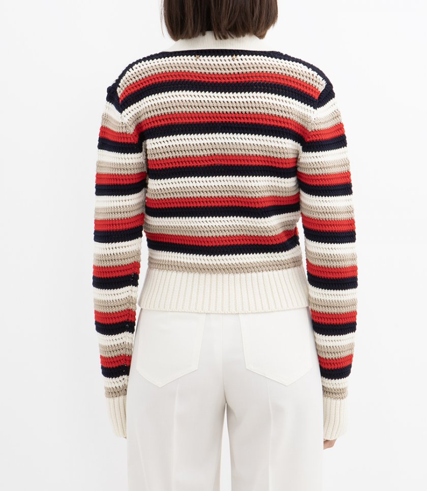 JOURNEY KNIT CROPPED POLO