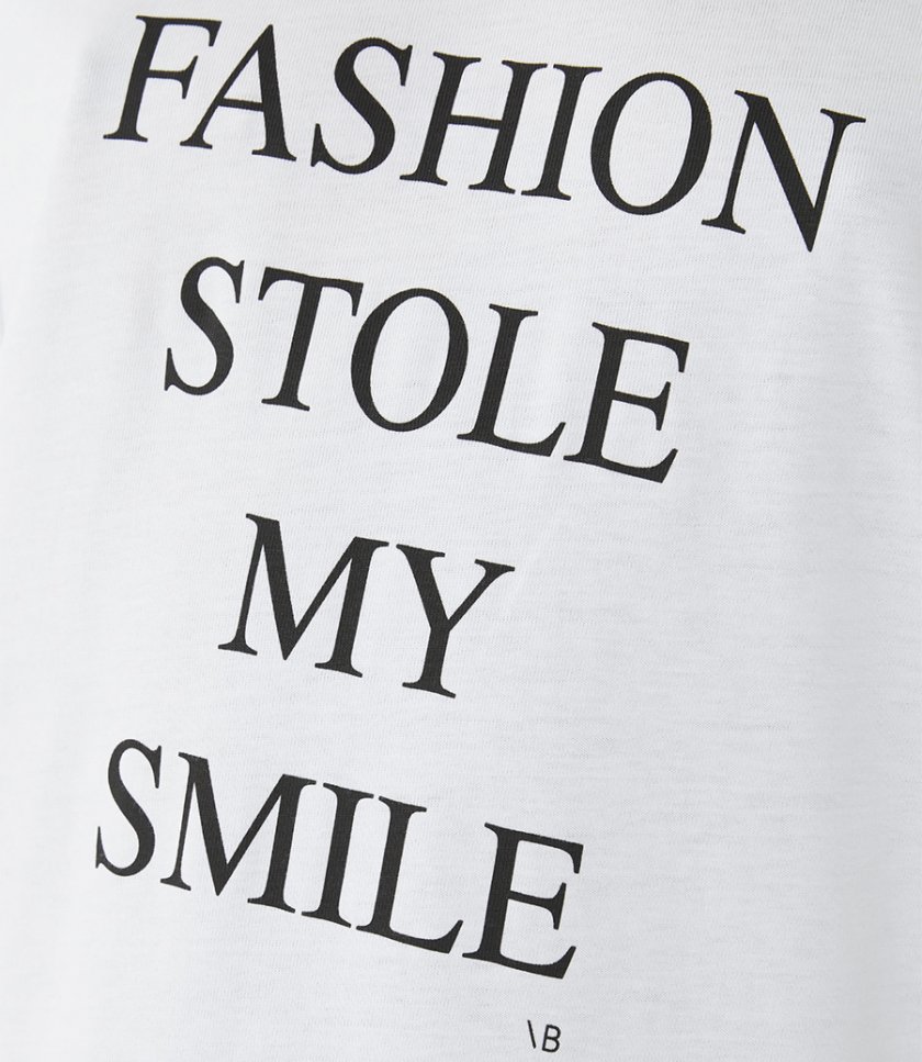 FASHION STOLE MY SMILE TEE
