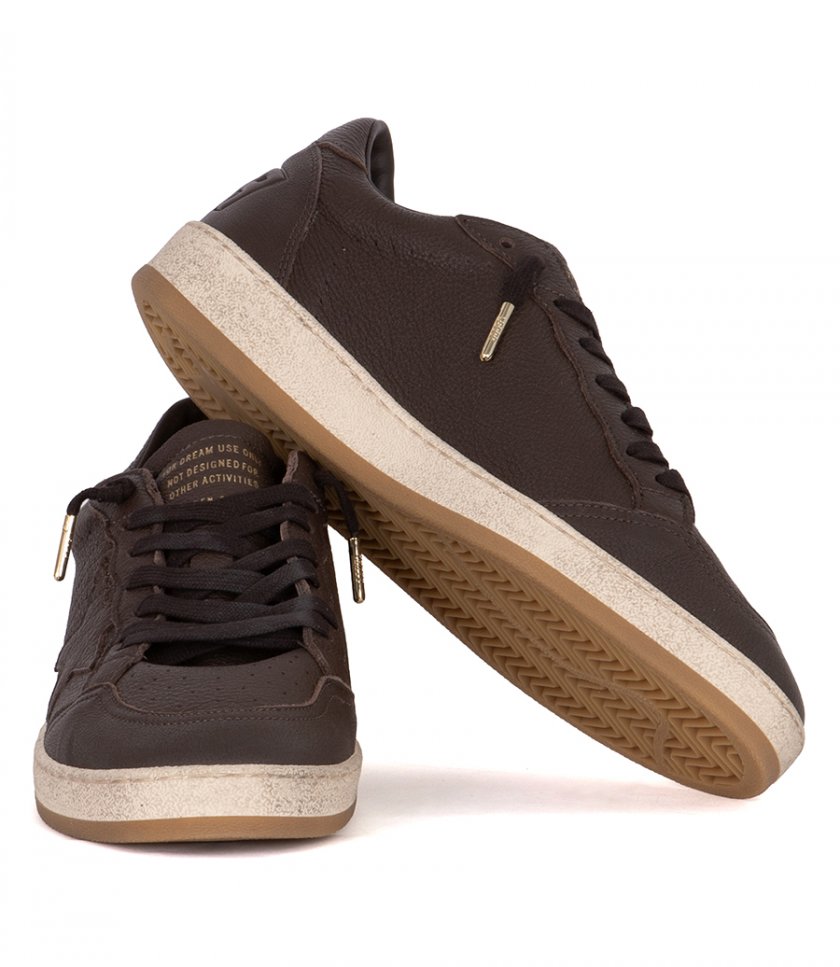 BROWN LEATHER STAR BALL STAR