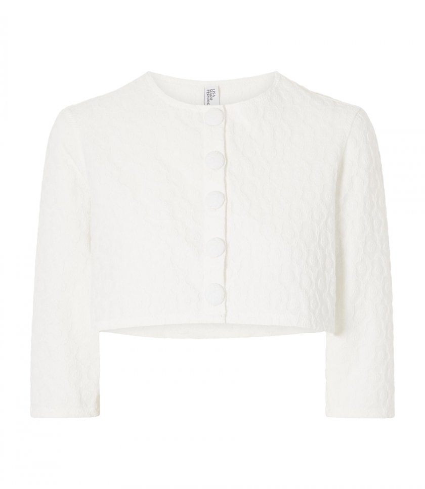 FLORAL JACQUARD CARDIGAN
