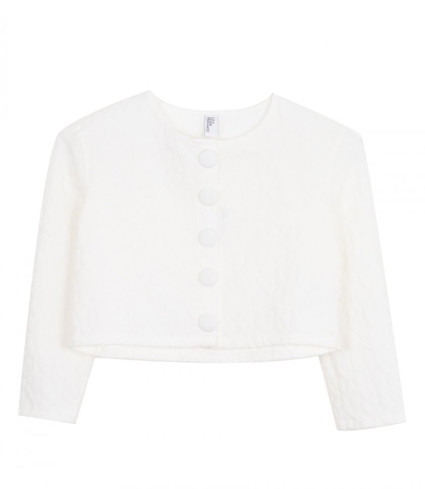 TEXTURED JACQUARD CARDIGAN