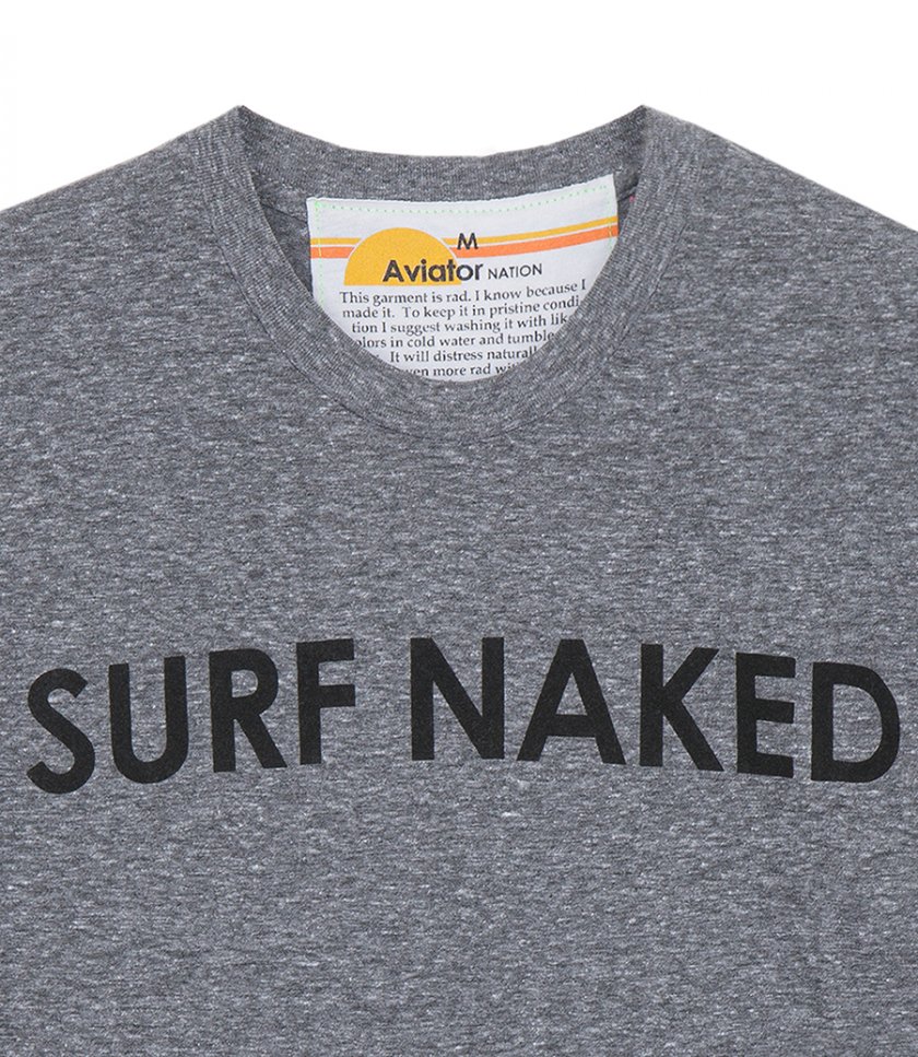 SURF NAKED CREW T SHIRT