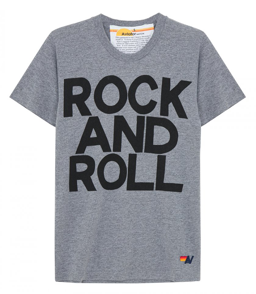 AVIATOR NATION - ROCK N ROLL CREW T SHIRT