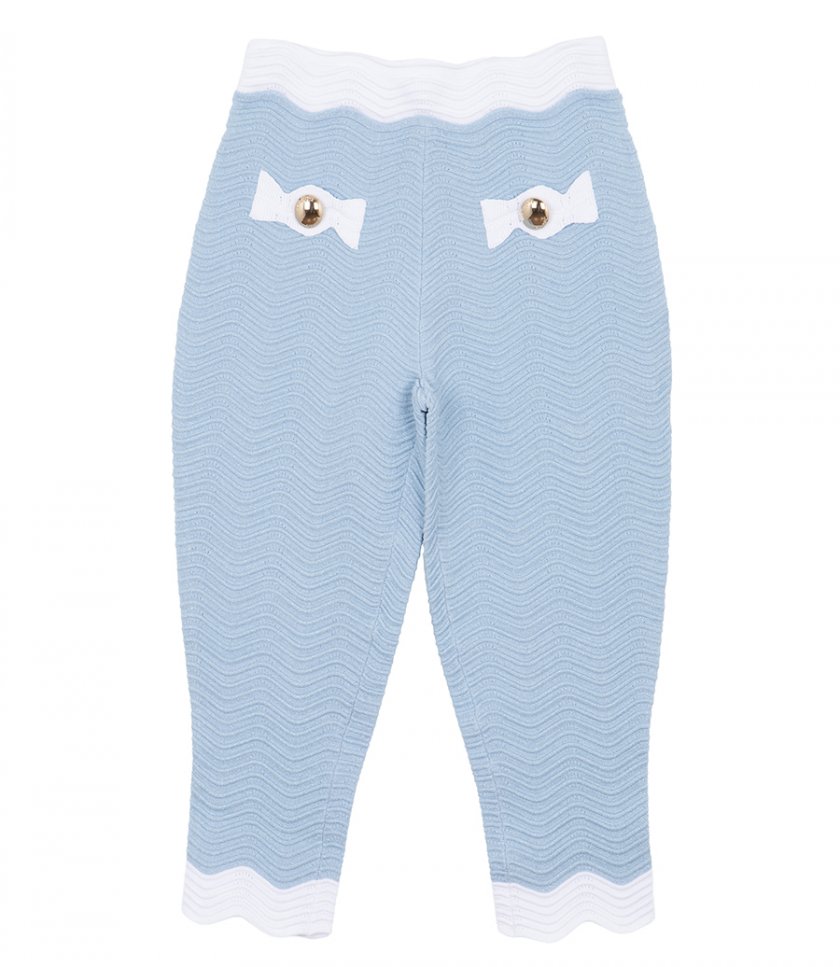 BATHILDE METALLIC RIB PANT