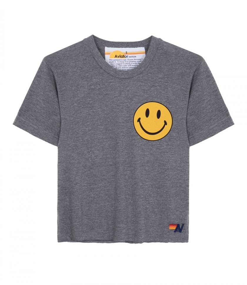 TOPS - SMILEY2 BOYFRIEND TEE