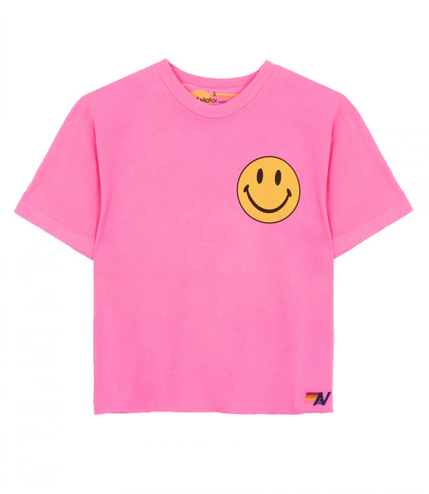 TOPS - SMILEY2 BOYFRIEND TEE