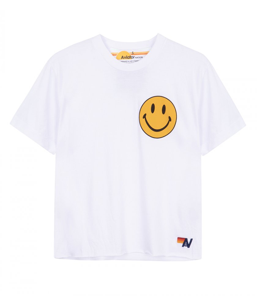 TOPS - SMILEY2 BOYFRIEND TEE