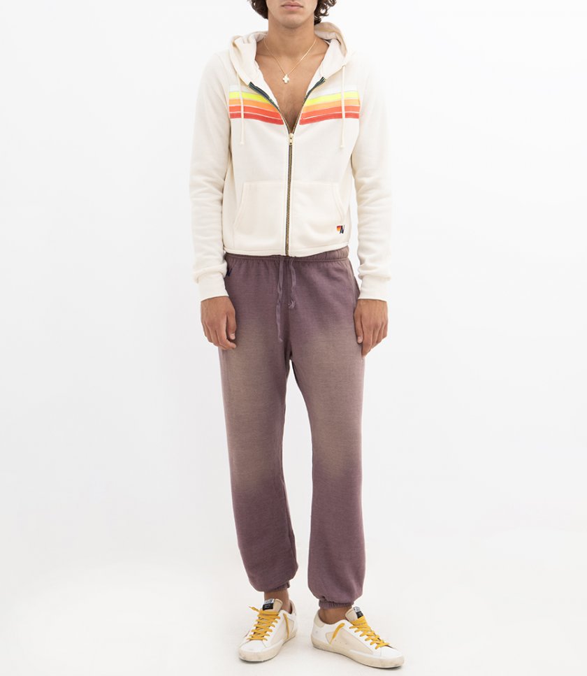 5 STRIPE ZIP HOODIE