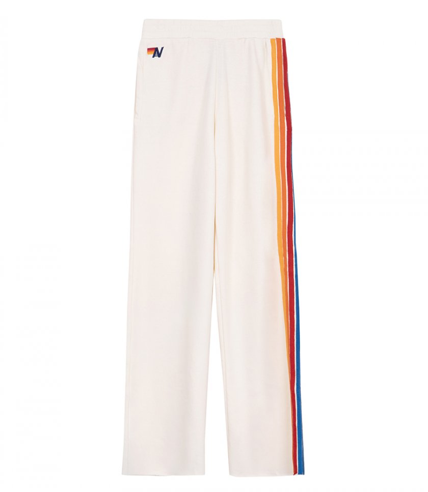 AVIATOR NATION - WOMENS 5 STRIPE WIDE LEG POCKET PANT