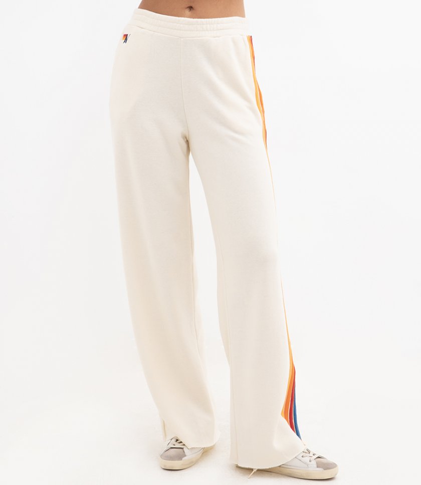 WOMENS 5 STRIPE WIDE LEG POCKET PANT