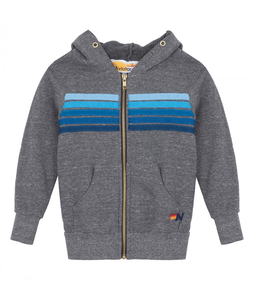 KIDS 5 STRIPE KIDS HOODIE