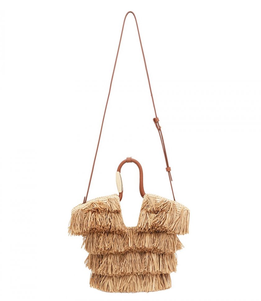 GOLDENTIME SMALL FRINGE TOTE