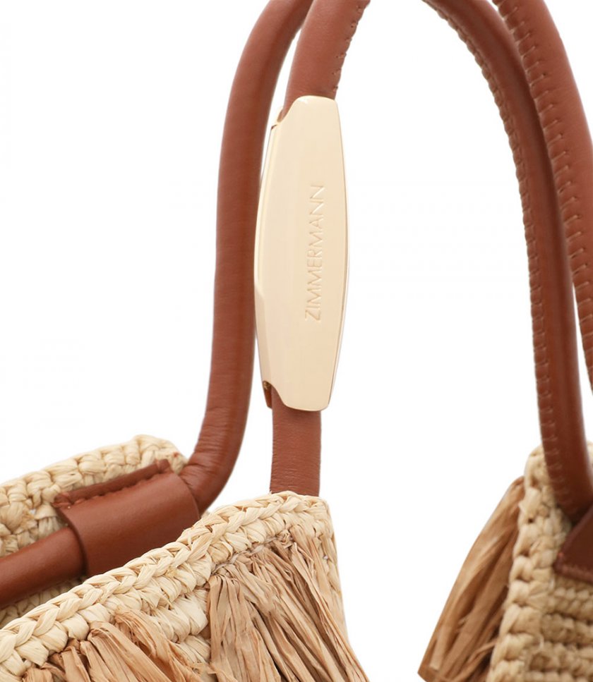 GOLDENTIME SMALL FRINGE TOTE