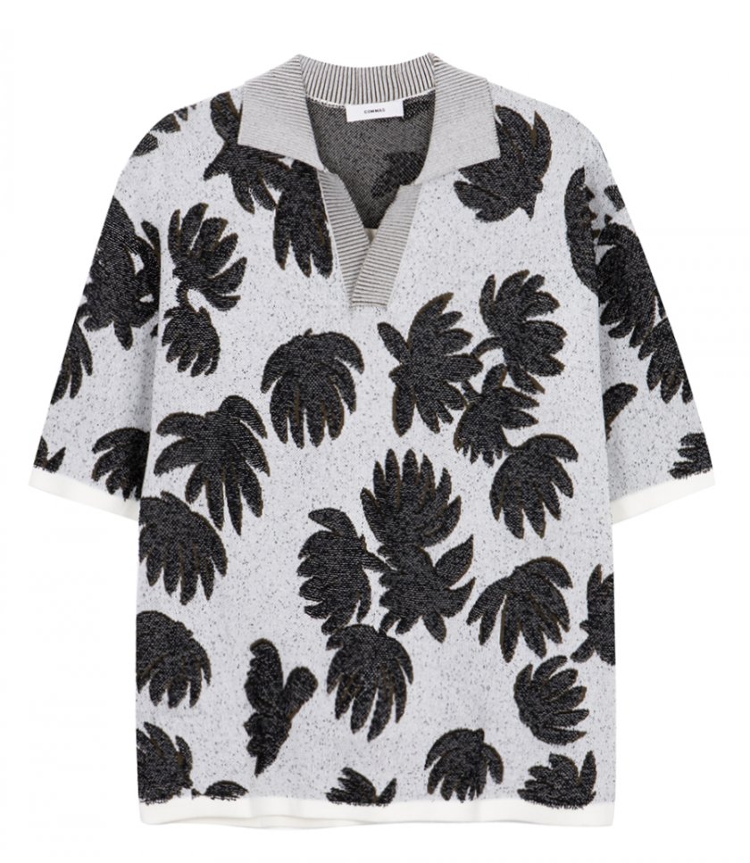 PALM JACQUARD POLO