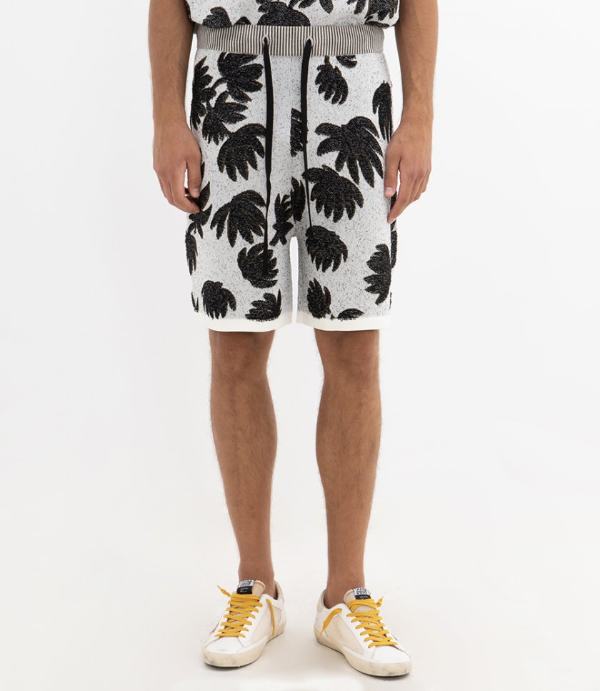 PALM JACQUARD SHORTS