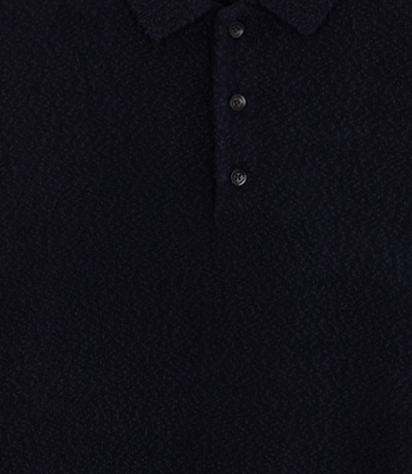BOXY POLO KNIT
