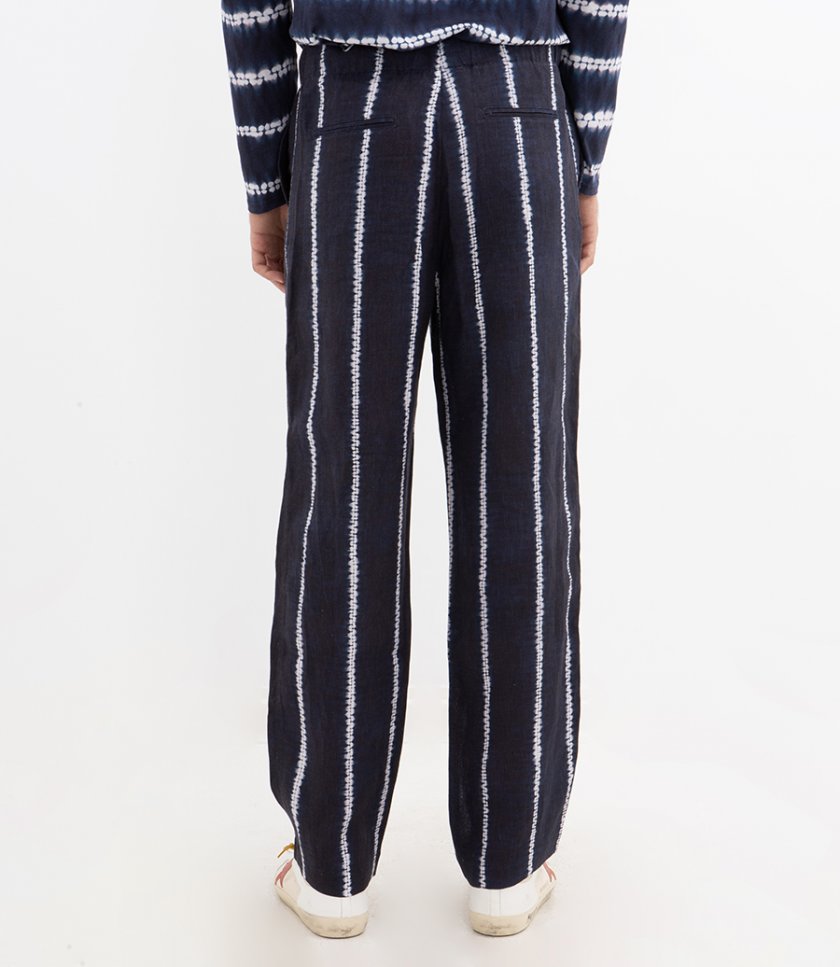 SHIBORI STRIPE TROUSERS