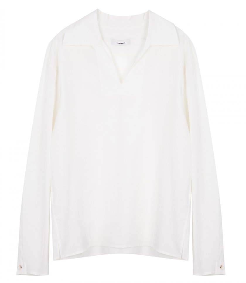 COMMAS - PLEATED POP OVER SHIRT