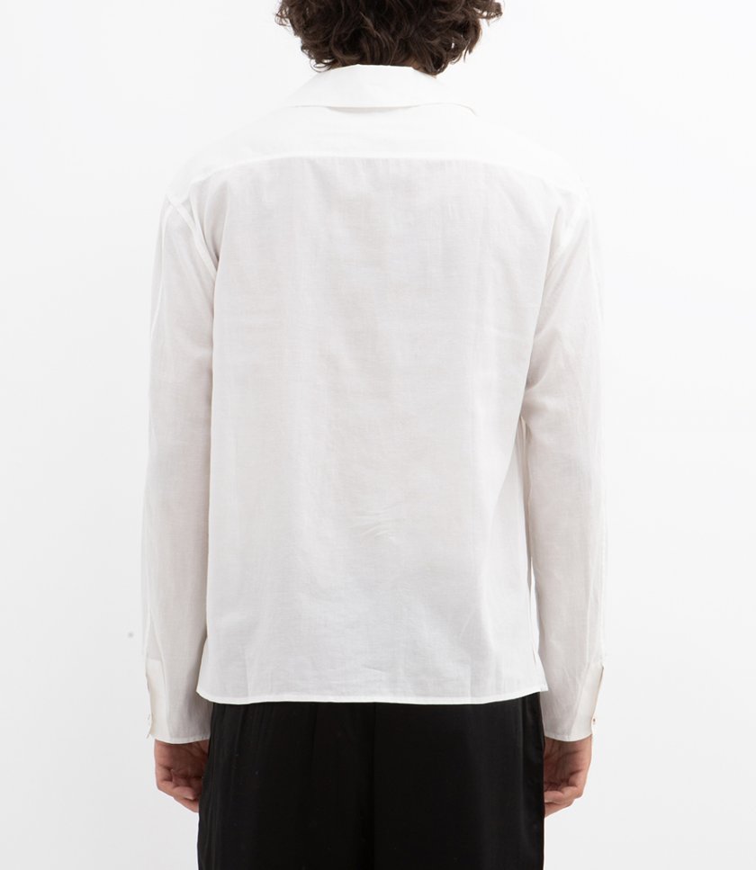 PLEATED POP OVER SHIRT