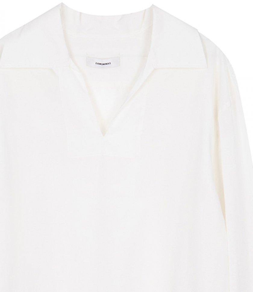 PLEATED POP OVER SHIRT