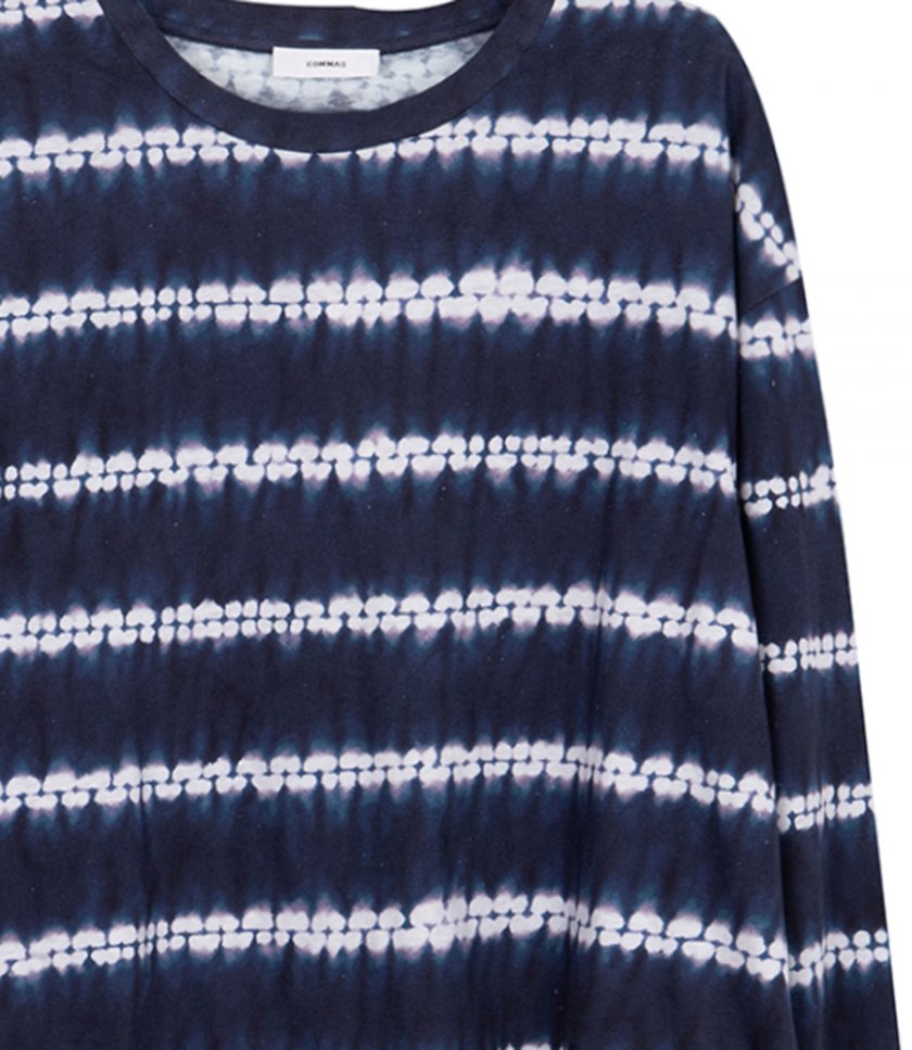SHIBORI STRIPE TEE