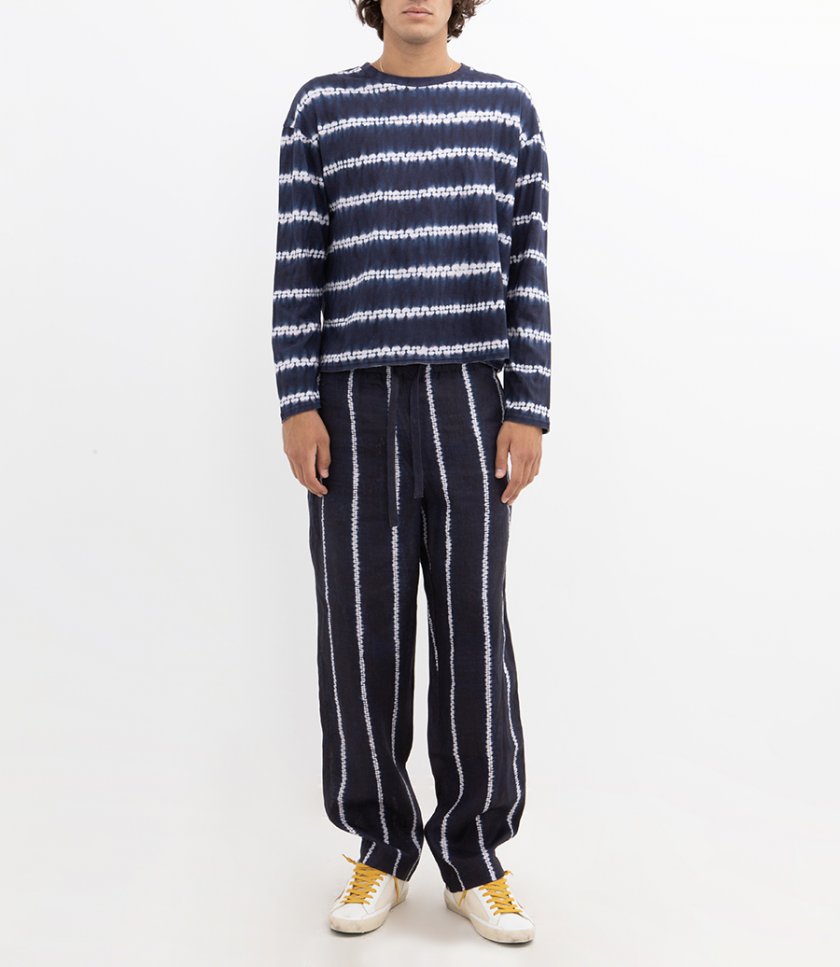 SHIBORI STRIPE TEE