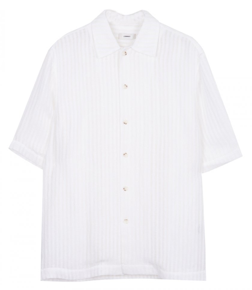 SHEER STRIPE CLASSIC SHIRT