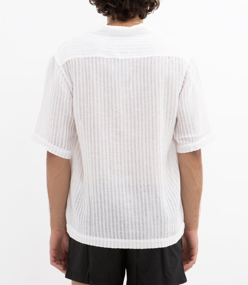 SHEER STRIPE CLASSIC SHIRT