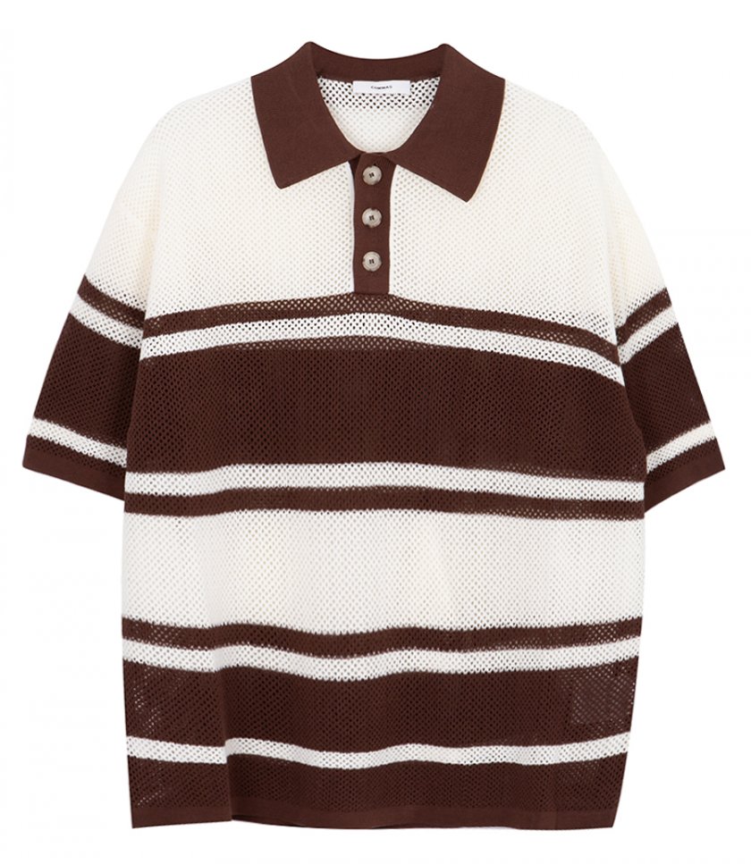 COMMAS - OPEN WEAVE POLO