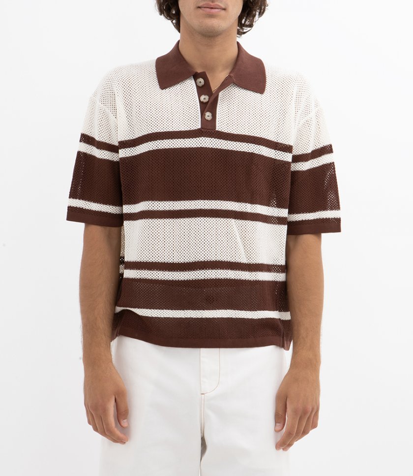 OPEN WEAVE POLO